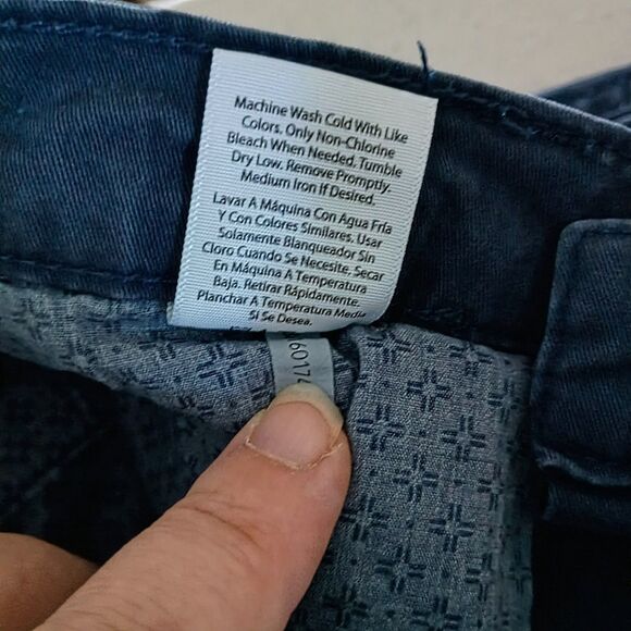 George Slim Blue Dress Pants - Size 28x30 - Picture 7 of 12